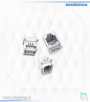 سوکت 6 پین خاکستری